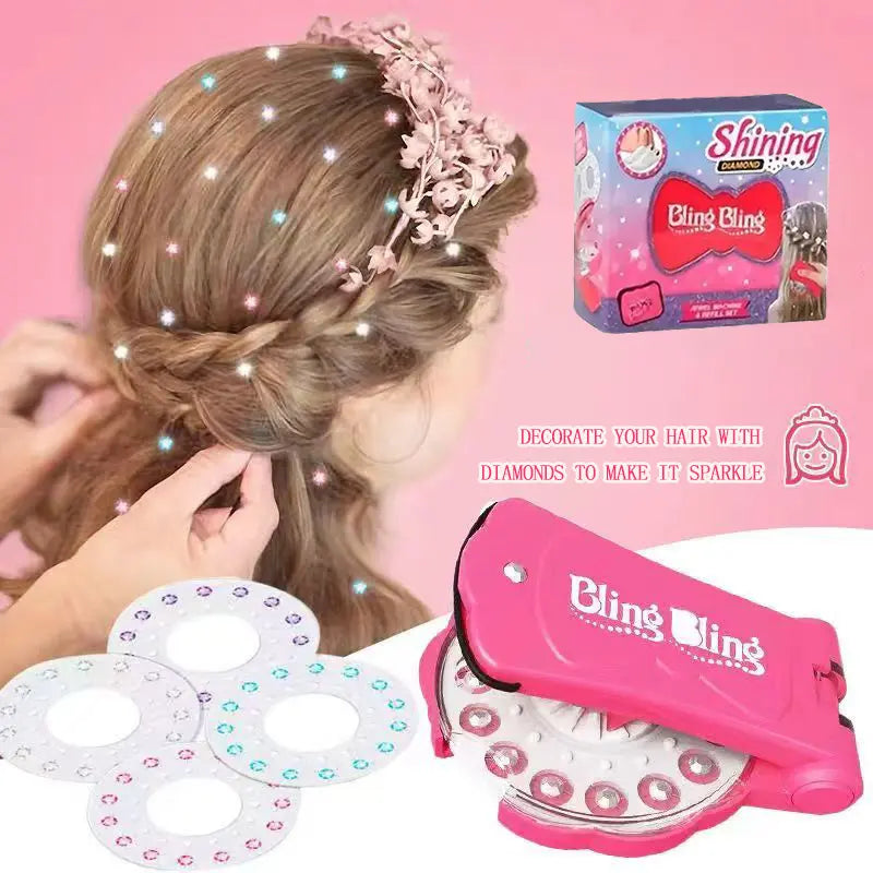 SparklySnaps™ Hair Gem Styling Set - Instantly Adds Sparkle to Any Hairstyle