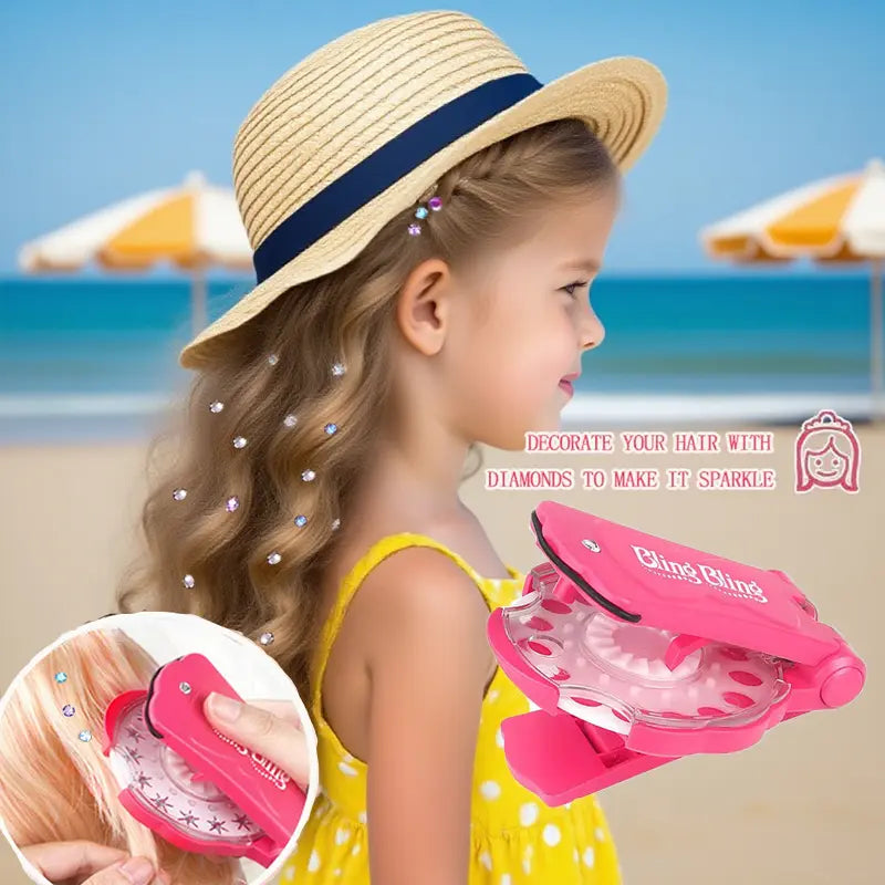 SparklySnaps™ Hair Gem Styling Set - Instantly Adds Sparkle to Any Hairstyle