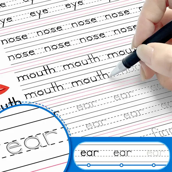 MagicTrace™ Reusable Writing & Learning Set – Makes Handwriting Fun for Kids